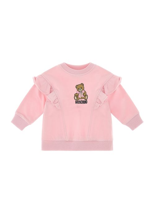Felpa, bambina, logata. MOSCHINO | MDF036 LDA1850209